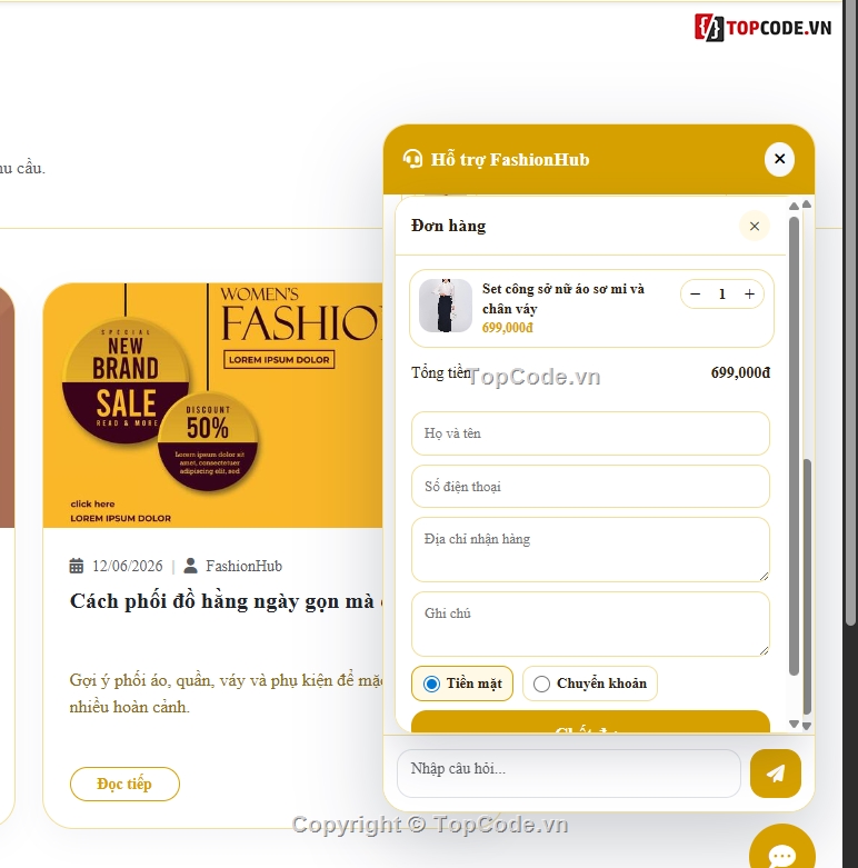 bán quần áo,Website bán quần áo,Web bán áo quần